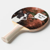Funny Space Dog Custom Ping Pong Paddle Tafeltennisbatje (Voorkant Gekanteld)