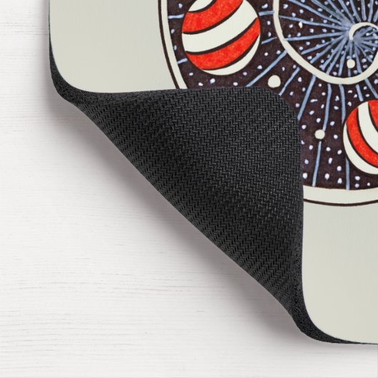 Funny Space Galaxy Planets Starry Sky Muismat (Hoek)