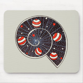 Funny Space Galaxy Planets Starry Sky Muismat