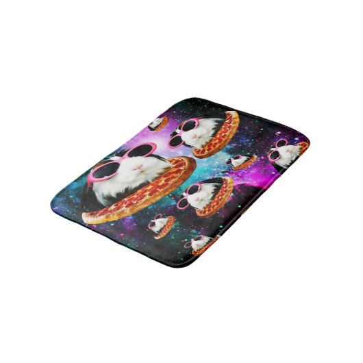Funny space guinea badmat (Gekanteld)