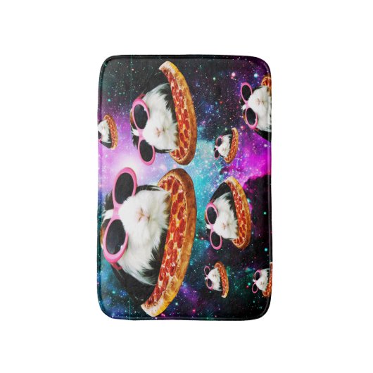 Funny space guinea badmat (Voorkant Verticaal)