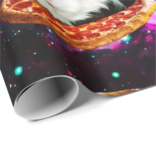 Funny space guinea cadeaupapier (Rol Hoek)