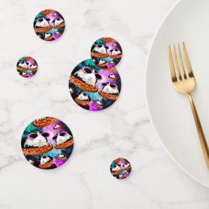 Funny space guinea confetti