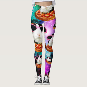Funny space guinea leggings