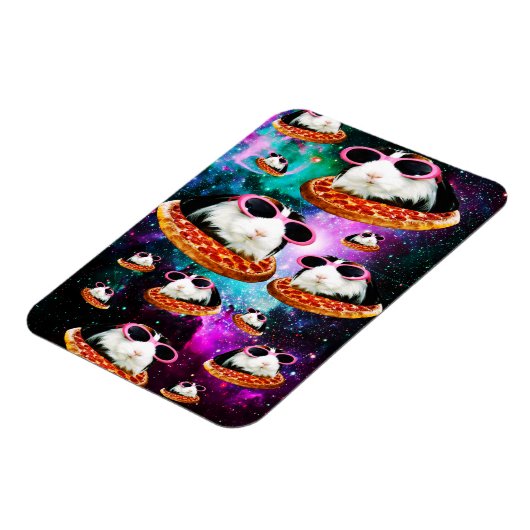 Funny space guinea magneet (Linkerzijde)