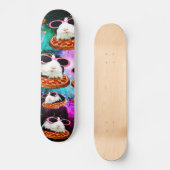 Funny space guinea persoonlijk skateboard (Voorkant)
