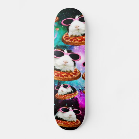 Funny space guinea persoonlijk skateboard (Voorkant)