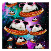 Funny space guinea poster (Voorkant)