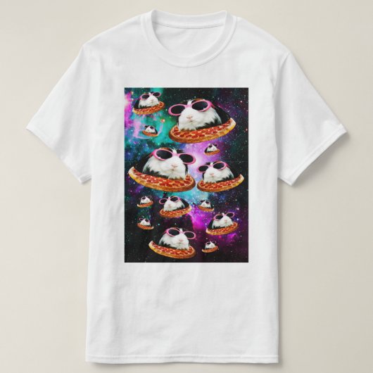 Funny space guinea t-shirt (Design voorkant)