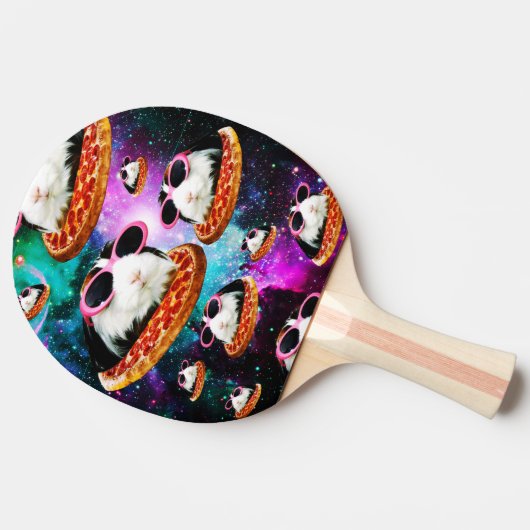 Funny space guinea tafeltennisbatje (Zijkant)