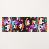 Funny space guinea yogamat (Achterkant (horizontaal))