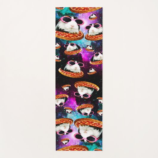 Funny space guinea yogamat (Voorkant)