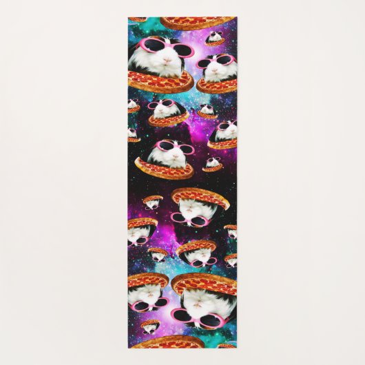 Funny space guinea yogamat (Achterkant)