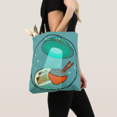 Funny Space Noodles Canvas tas (Dichtbij)