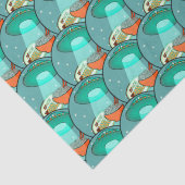 Funny Space Noodles Tissuepapier (Detail)