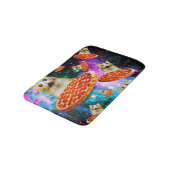 Funny Space pizzakat Badmat (Gekanteld)