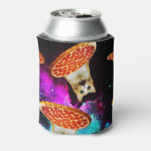 Funny Space pizzakat Blikjeskoeler (Blikje Achterkant)