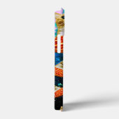 Funny Space pizzakat Case-Mate iPhone Case (Achterkant / Rechts)