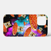 Funny Space pizzakat Case-Mate iPhone Case (Achterkant (horizontaal))