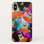 Funny Space pizzakat Case-Mate iPhone Case<br><div class="desc">Grappig en gek ontwerp voor een coole cadeau!</div>
