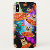 Funny Space pizzakat Case-Mate iPhone Case (Achterkant)