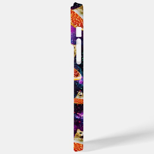 Funny Space pizzakat Case-Mate iPhone Case (Achterkant / Links)