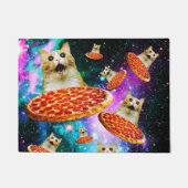 Funny Space pizzakat Deurmat (Voorkant)