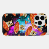 Funny Space pizzakat iPhone Hoesje (Achterkant horizontaal)