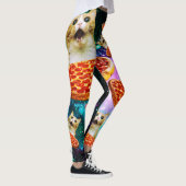 Funny Space pizzakat Leggings (Rechts)