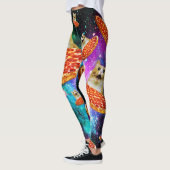 Funny Space pizzakat Leggings (Links)