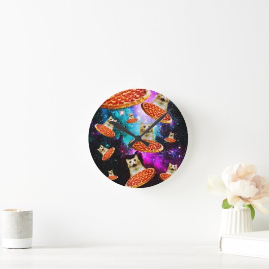 Funny Space pizzakat Ronde Klok (Huis)