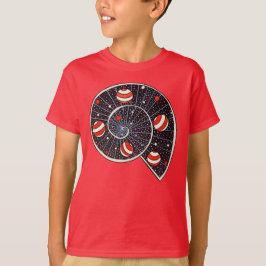 Funny Space Spiral Galaxy Kinderen T-shirt