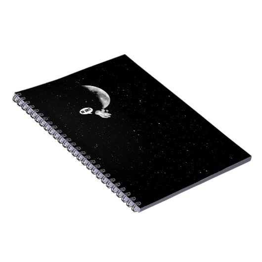 Funny Spaceman en The Moon Notitieboek (Rechterzijde)