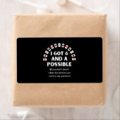 Funny Spades ik kreeg 6 en een mogelijke Kaart. Etiket (Insitu)