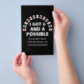 Funny Spades ik kreeg 6 en een mogelijke Kaart. Flyer (Hand)