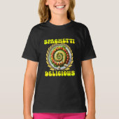 funny spaghetti delicious quote design t-shirt (Voorkant)