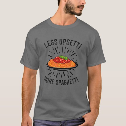 Funny Spaghetti Design Pasta Lover Mannen Women It T-shirt (Voorkant)