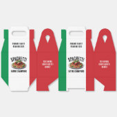 Funny Spaghetti Eating Champions Family Reunion Bedankdoosjes (Ongevouwen)