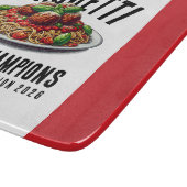 Funny Spaghetti Eating Champions Family Reunion Snijplank (Hoek)