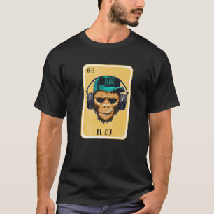 Funny Spain DJ Lottery Bingo Mexican Gifts El DJ T-shirt