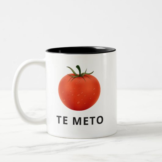 Funny Spanglish Coffee Mok, Tomato Tweekleurige Koffiemok (Links)