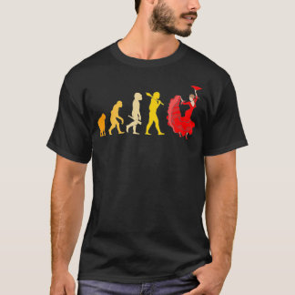 Funny Spanish Dance Evolution Flamenco T-shirt