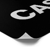 Funny spanish hou je rustig poster (Hoek)