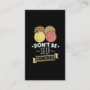 Funny Spanish Pun - Conchas Spain Humor Visitekaartje