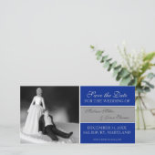 Funny sparen de Mededelingen van de Datum {Koninkl Save The Date (Staand voorkant)