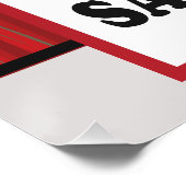 Funny Sparen een Koe 20x20 Poster (Hoek)