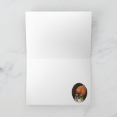 Funny sparrow party card kaart (Binnen)