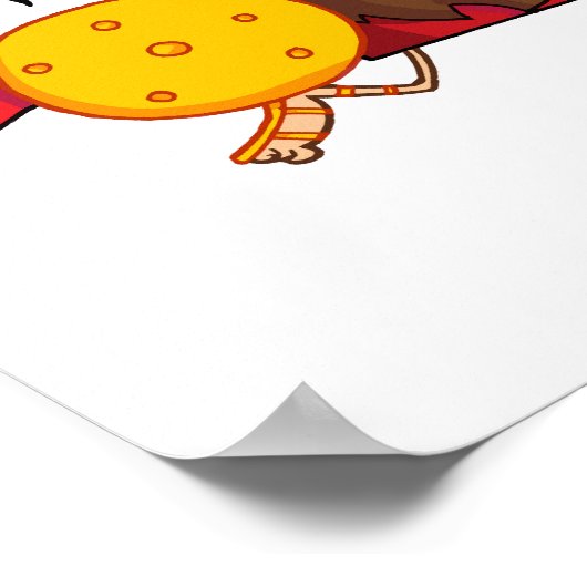 Funny Spartan Gladiator aan het draaien Poster (Hoek)