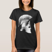 Funny Spartan Greek Helmet Cute Gladiator Mannen W T-shirt (Voorkant)