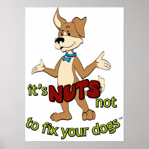 Funny spay neuter poster